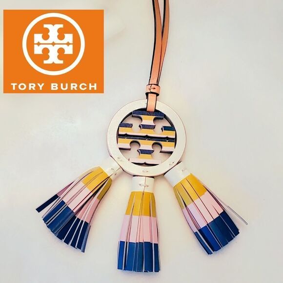 Tory Burch Tri-Colored Tassell Charm
